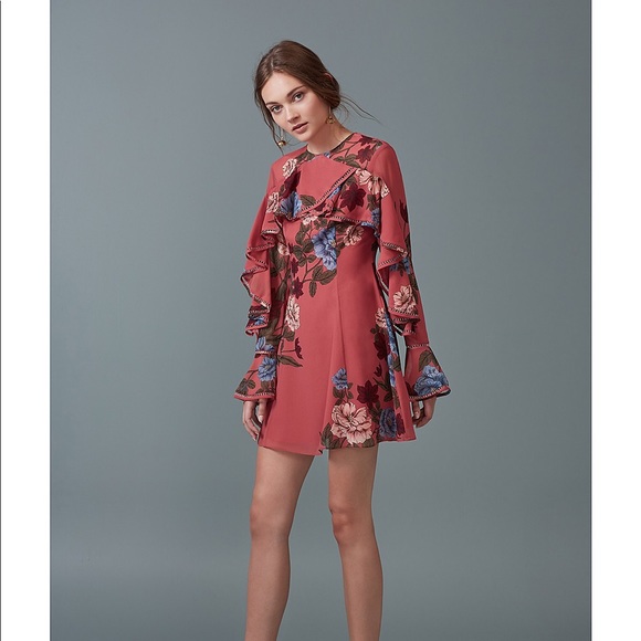 SOLD ✋ KEEPSAKE 🌺 Floral Spice Ruffled Mini NWT - Picture 4 of 6